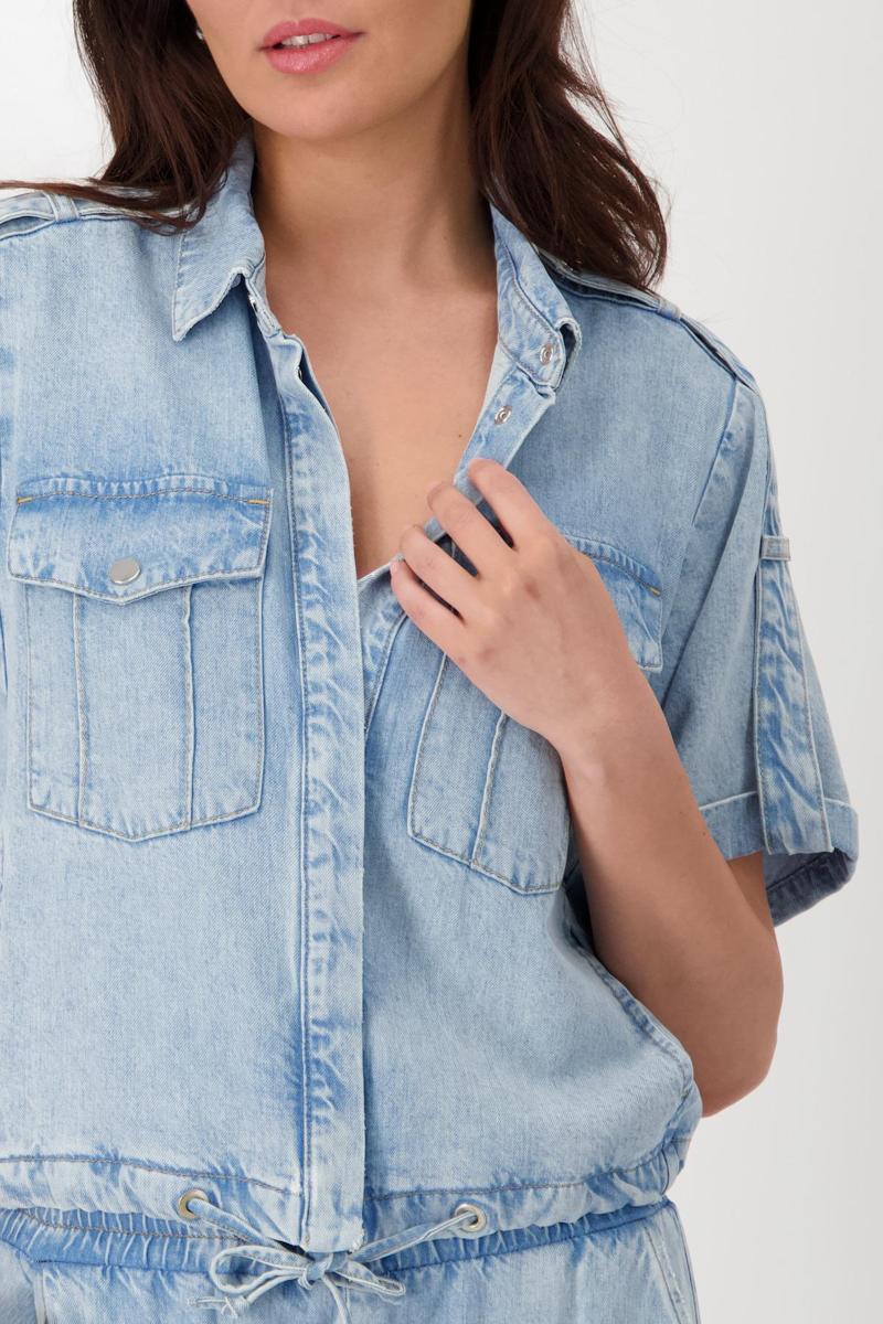 Monari Monari Vest 409613 Blauw 6