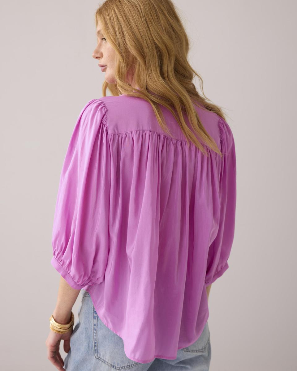 Summum Summum Blouse 2s3316-12173 Paars 3