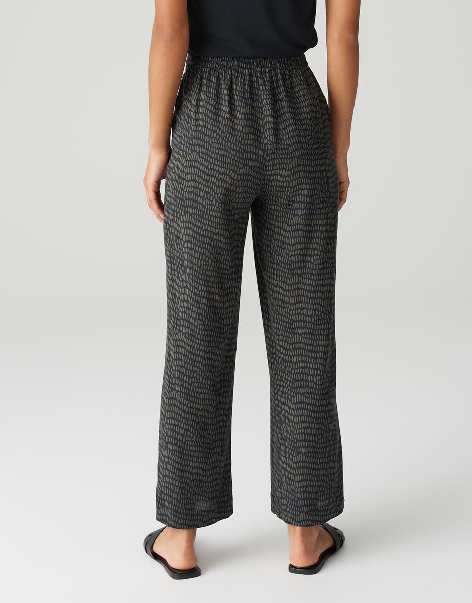 OPUS Pantalon Marou Splash Blauw 3