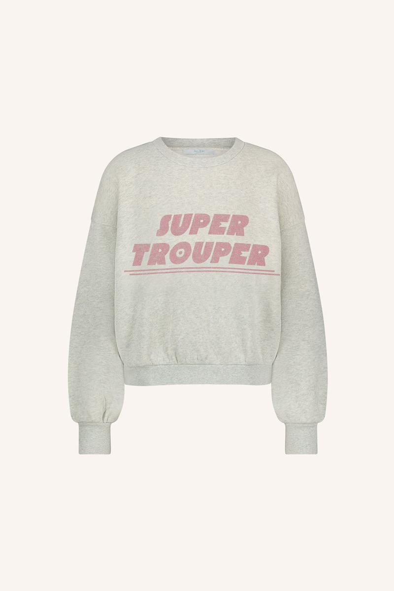 By-Bar By-Bar Sweater Bibi  Grijs 2