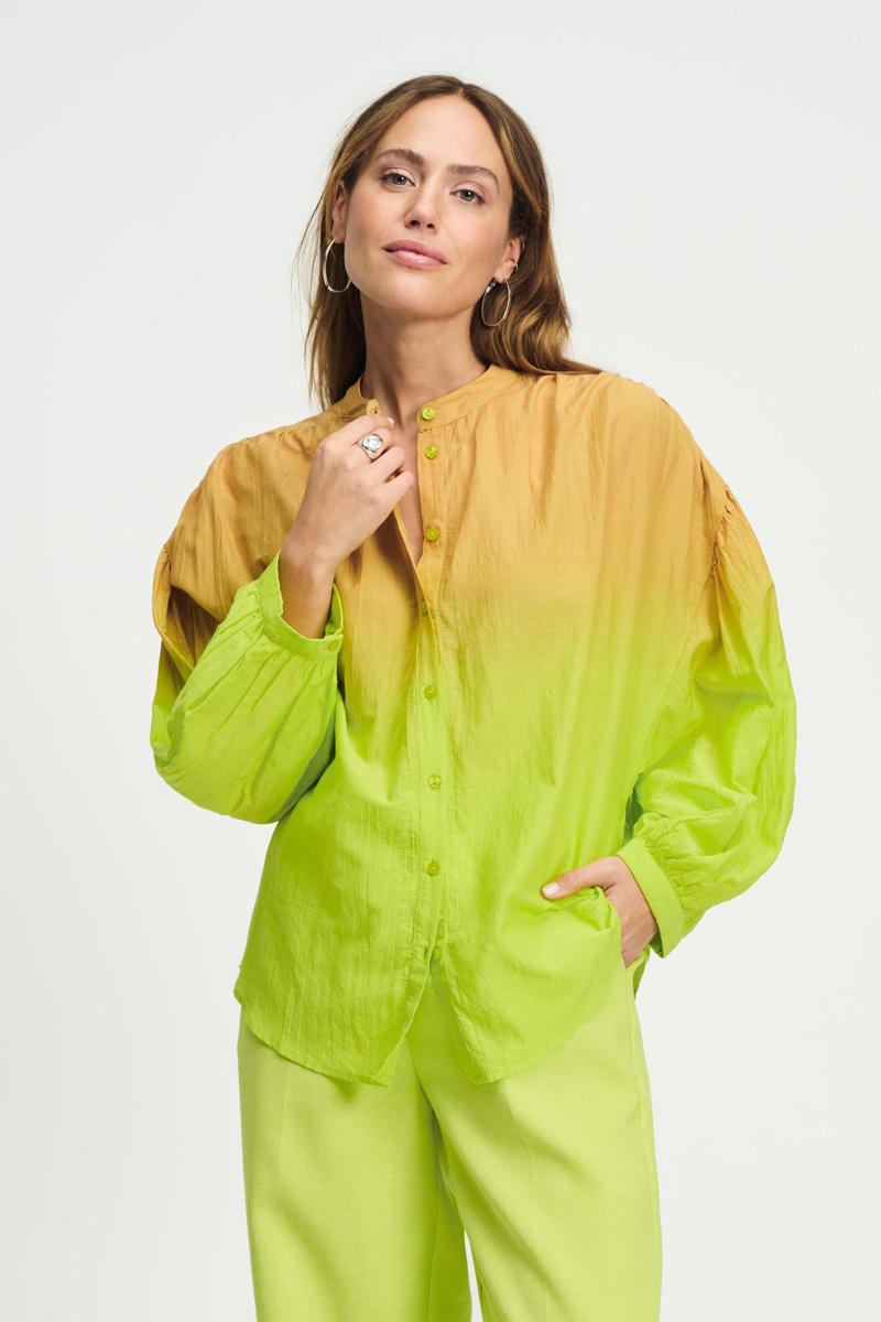 POM Amsterdam Blouse SP9079 Groen 4