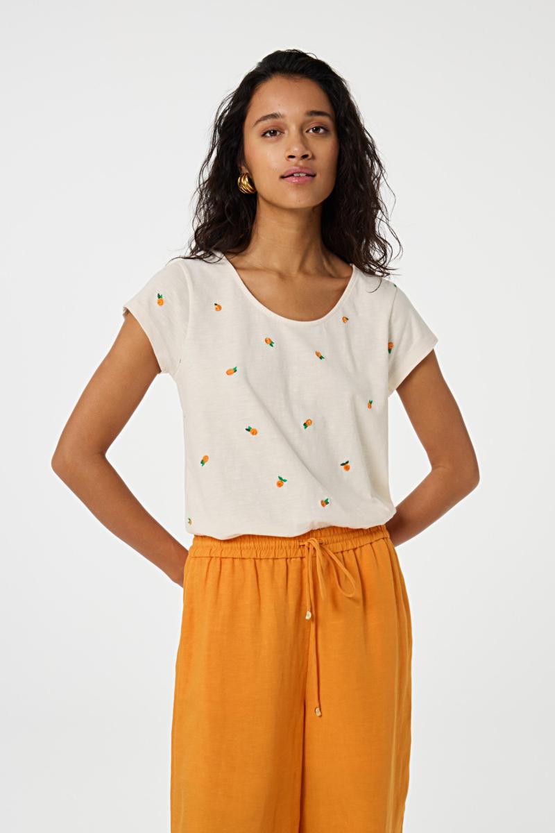 Fabienne Chapot Fabienne Chapot T-Shirt Phil Round V T-Sh Wolwit 3