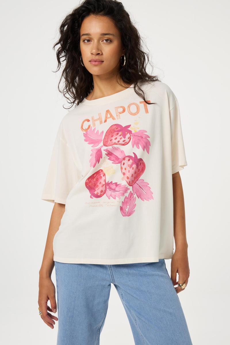 Fabienne Chapot T-Shirt Steve Sketchbook Roze 5