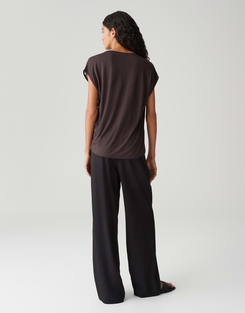 OPUS T-Shirt Sopika Print Bruin 3