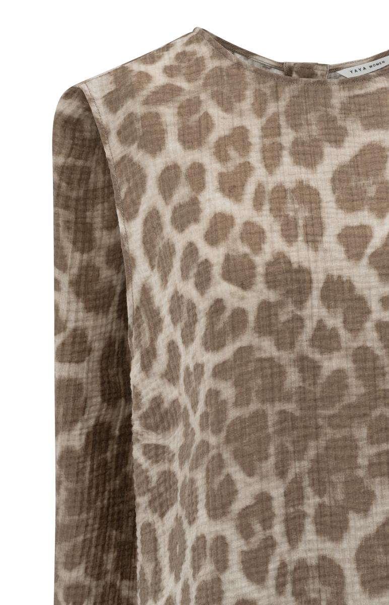 YAYA T-Shirt 01-701311-507 Taupe 4