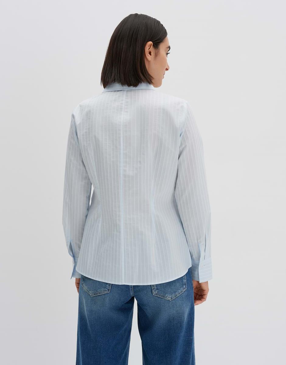 SOMEDAY SOMEDAY Blouse Zellissima Stripe Blauw 3
