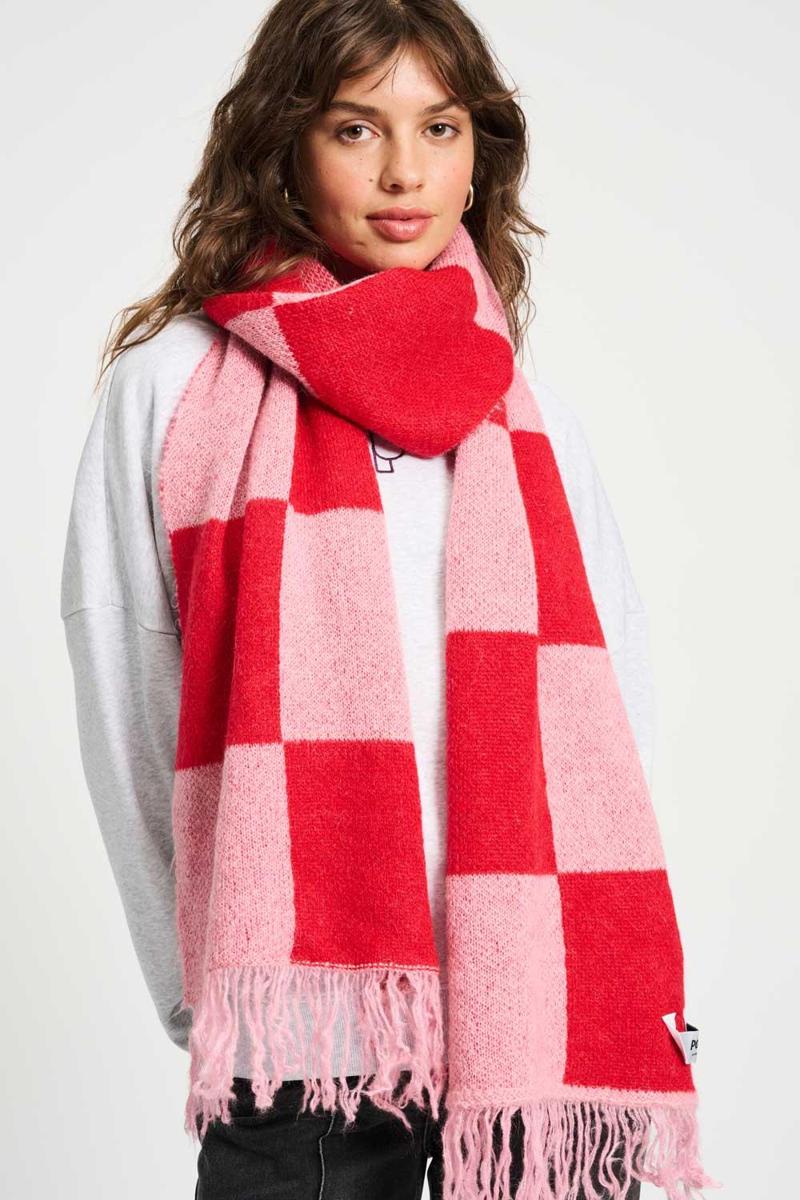 POM Amsterdam Sjaal SP9418 Rood 3