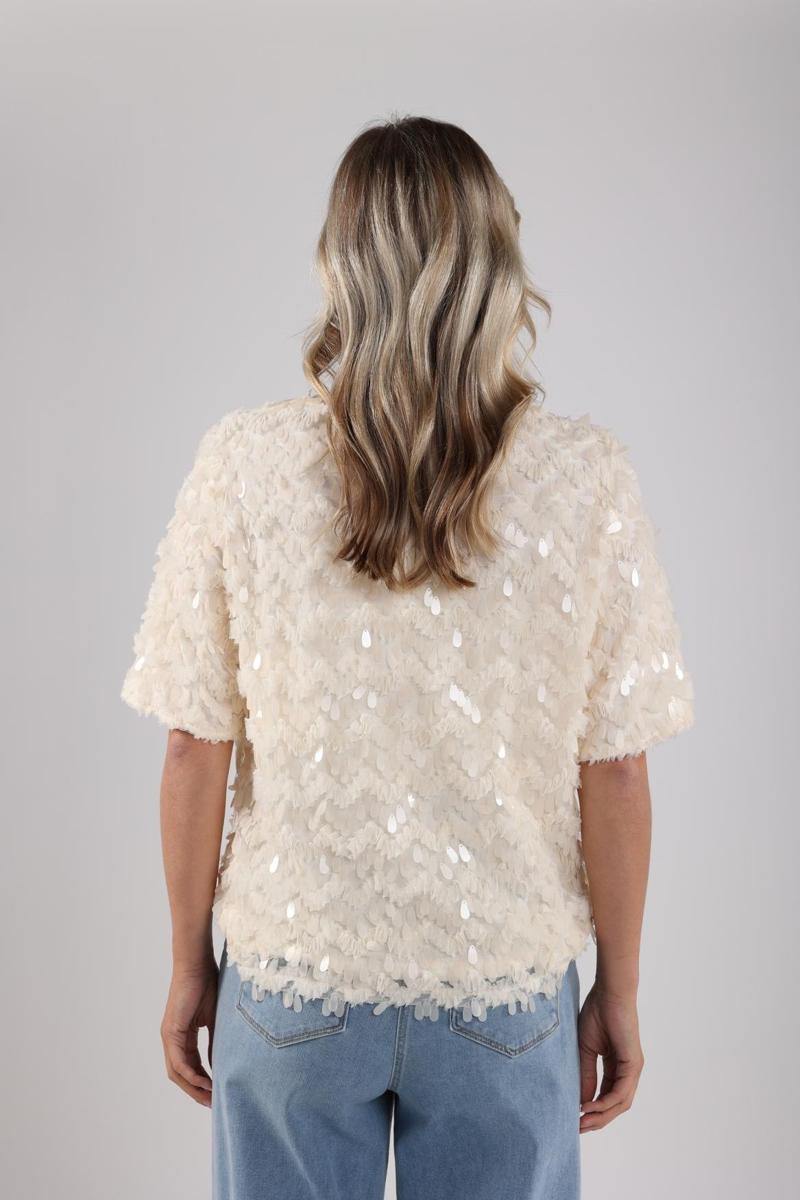 NUKUS NUKUS Blouse NKS01007 Wolwit 5