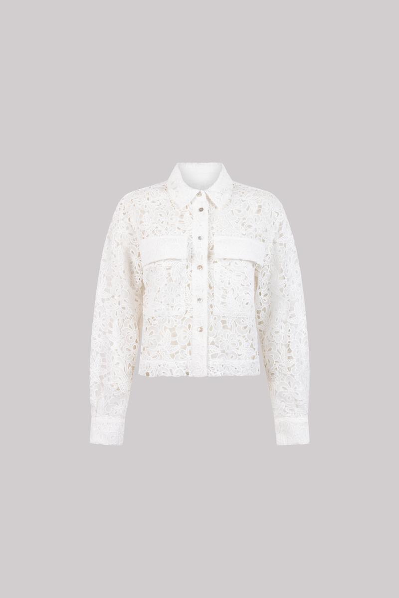 Jansen Amsterdam Jansen Amsterdam Blazer FAE SS25 Wit 5