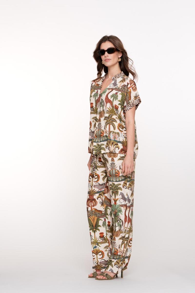 Geisha Geisha Pantalon 51355-70 Groen 5