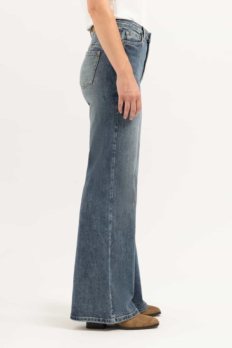 Florèz Jeans Ana Flared Blauw 4
