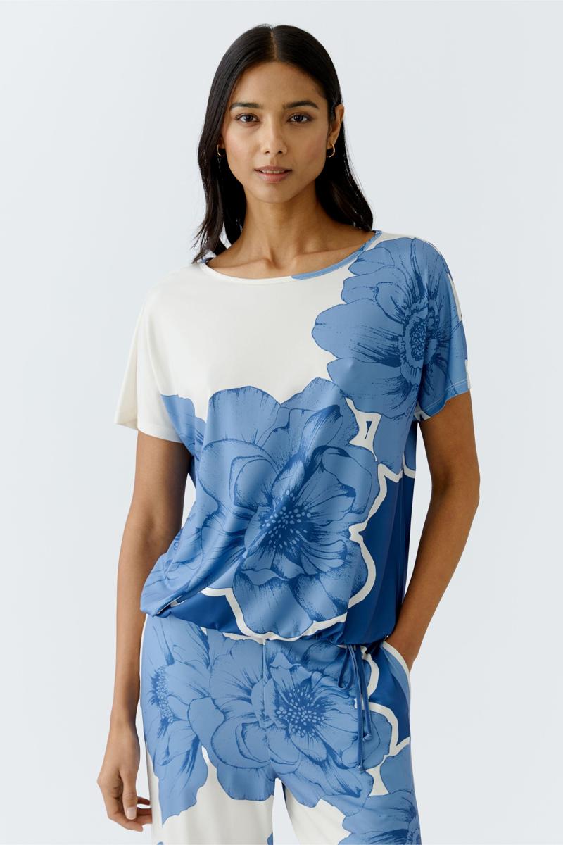 Oui Oui T-Shirt 0093097 Blauw 2