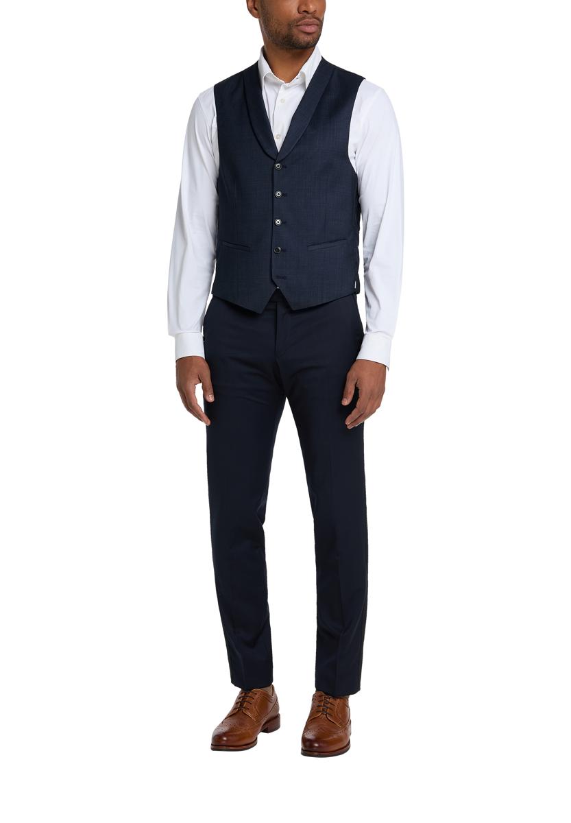 Club of Gents Club of Gents Gilet Philipp Blauw 5