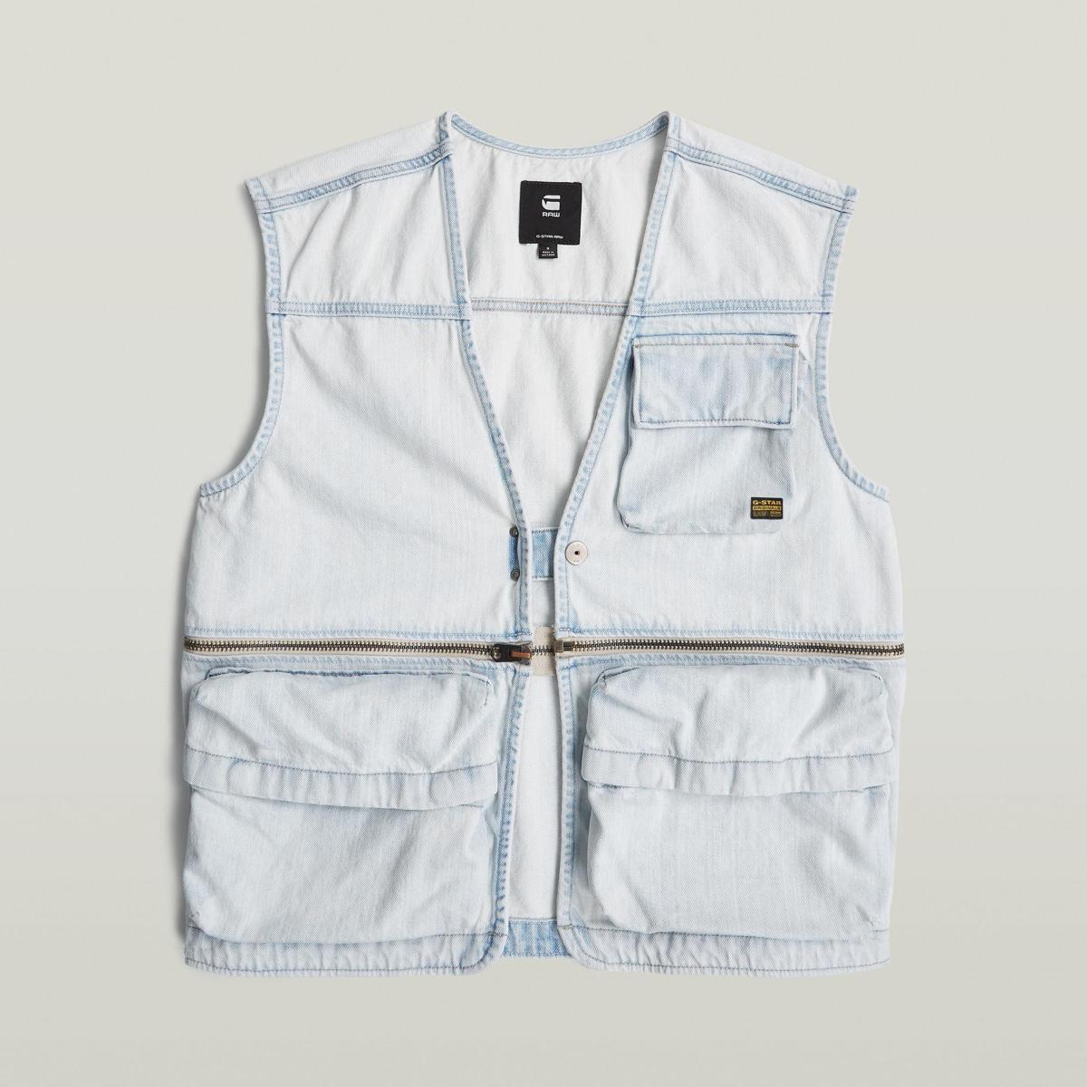 G-Star G-Star Gilet D26300-D436 Blauw 4