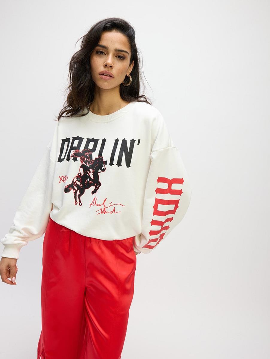Refined Department Refined Department Sweater Femme Wit 1