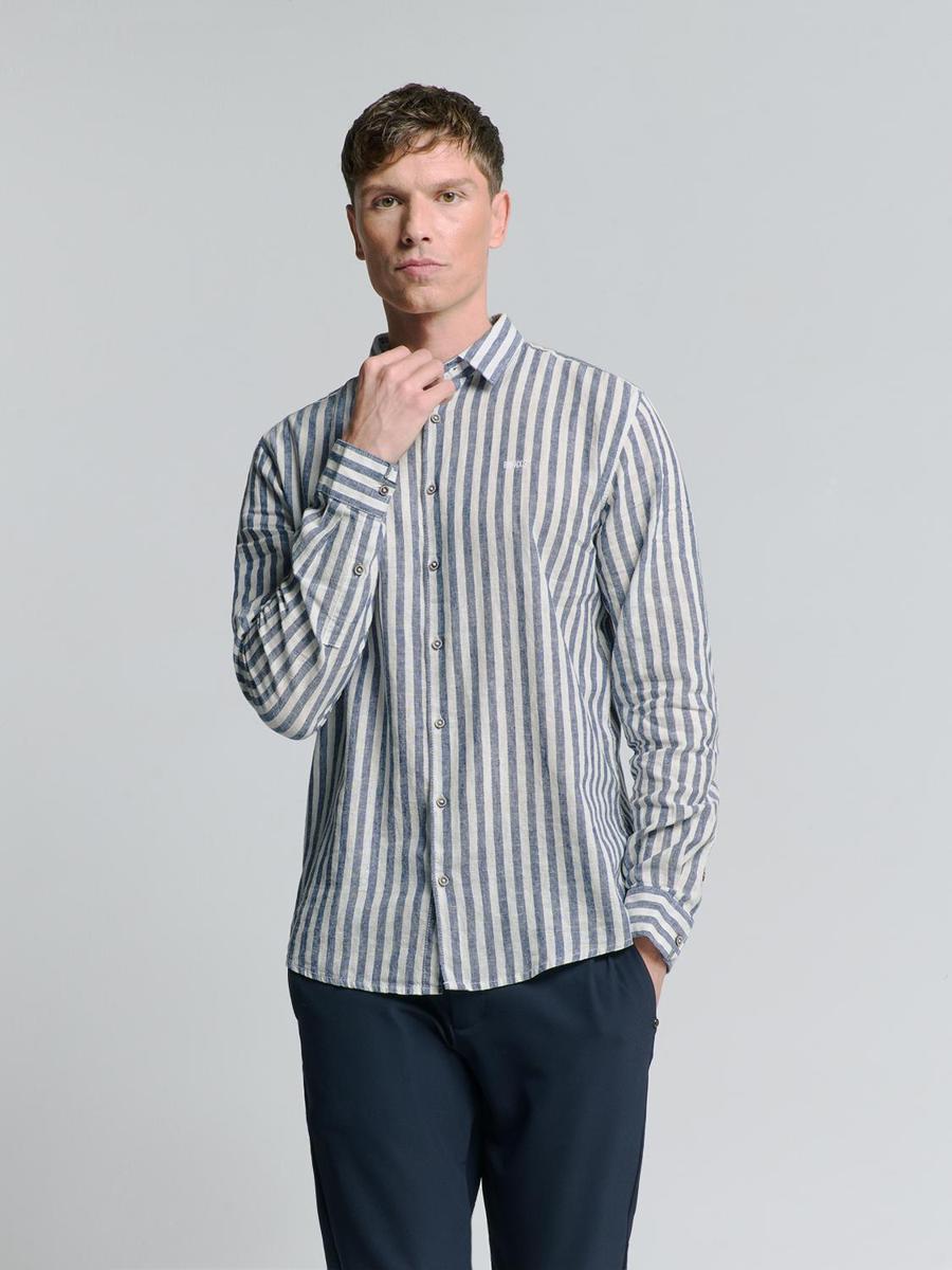No Excess No Excess Overhemd 27470224SN Blauw 1