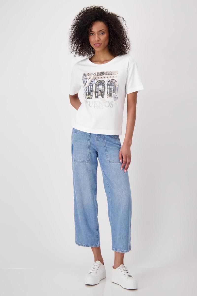 Monari Monari T-Shirt 409674 Off-White 3