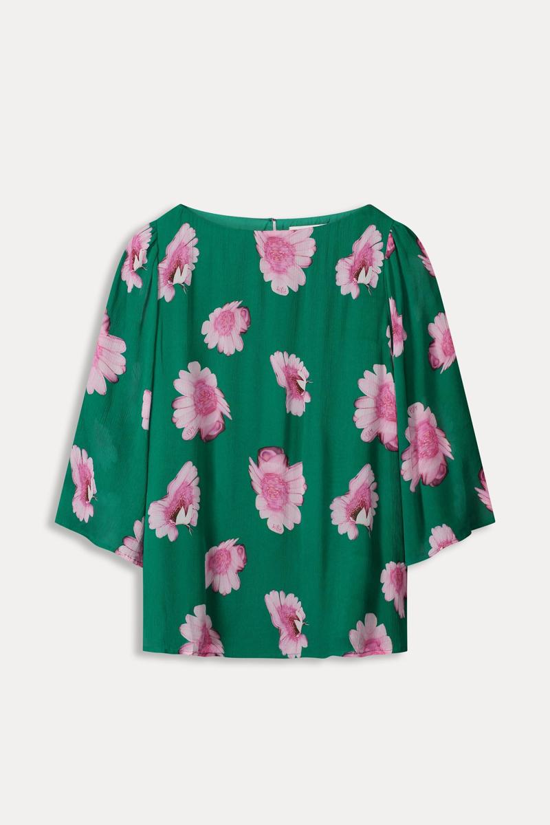 POM Amsterdam POM Amsterdam Blouse SP9076 Groen 1