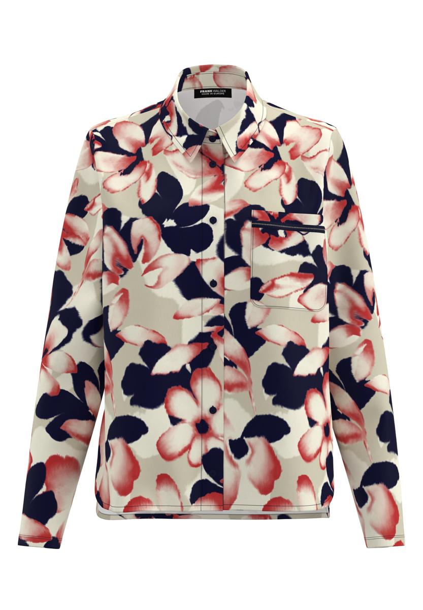 Frank Walder Blouse W52622101 Rood 1