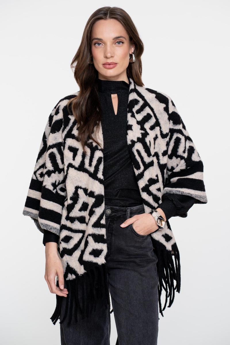 Geisha Vest 55537-70 Zwart 1