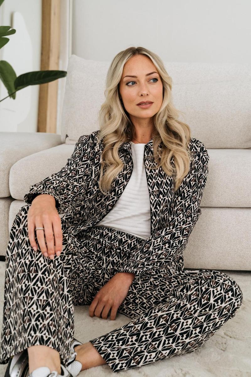 &Co Woman Pantalon PA391 Zwart 5
