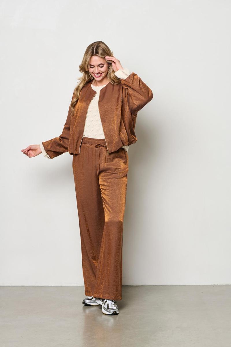 &Co Woman Pantalon PA382 Brons 5