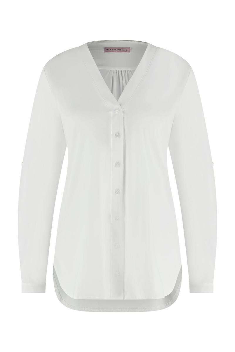 Studio Anneloes Studio Anneloes Blouse Evi Wit 2