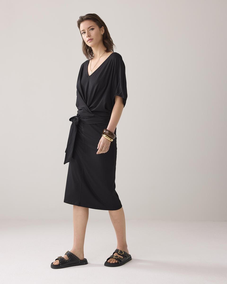 Summum Summum Jurk 5s1624-30700 Zwart 5