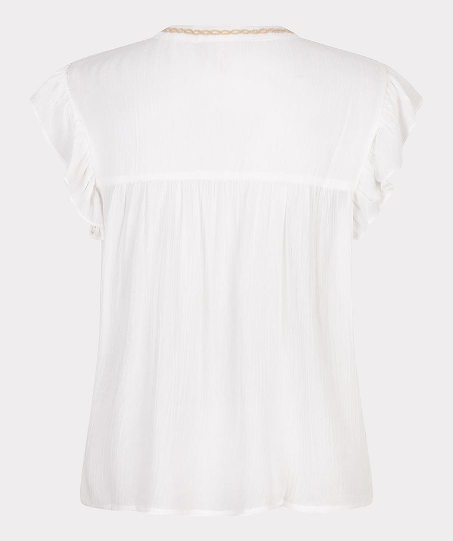 EsQualo EsQualo Blouse HS25.09215 Wolwit 4