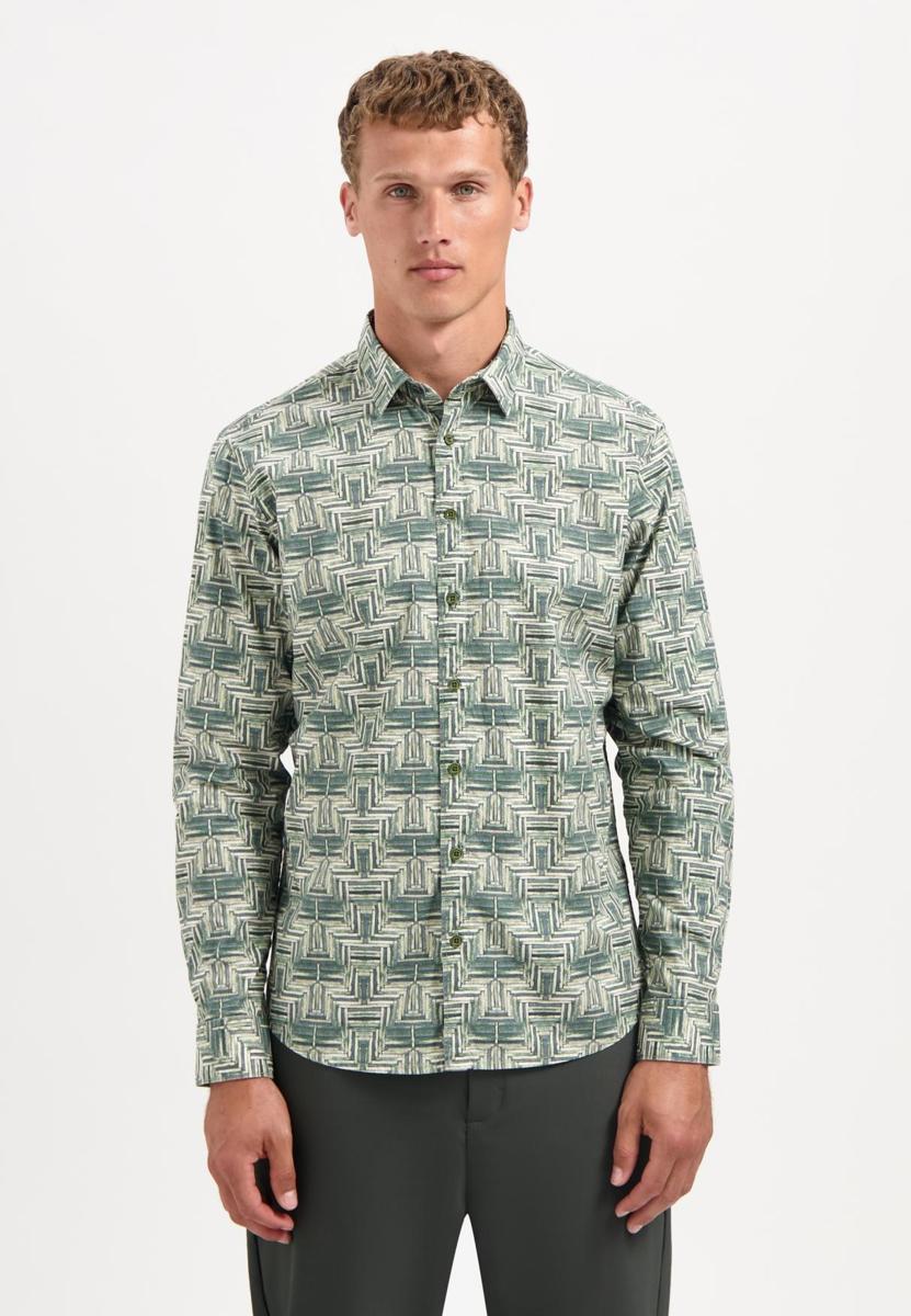 No Excess Overhemd 29450701 Groen 1