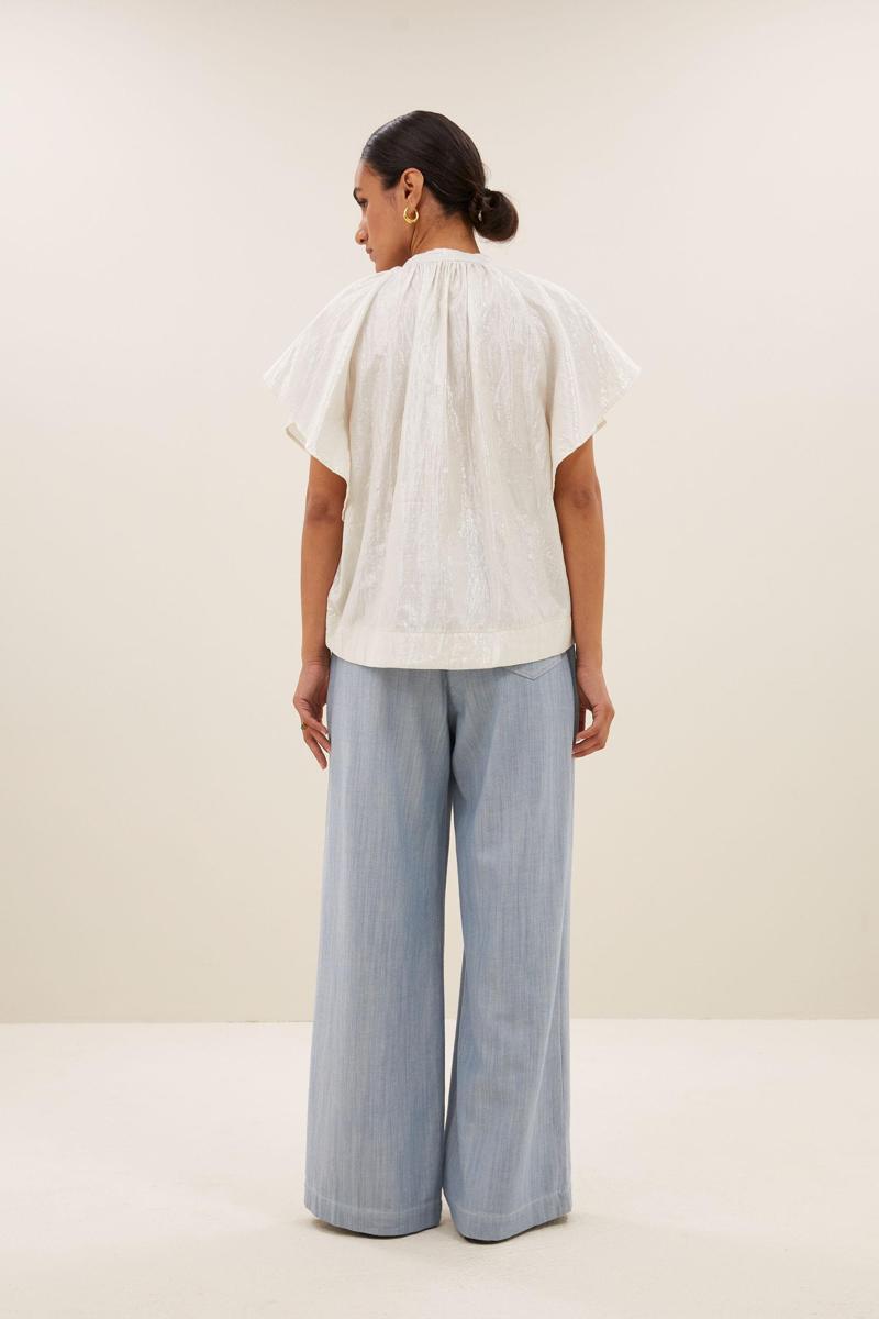 By-Bar By-Bar Blouse Vina Lurex Blouse Off-White 3