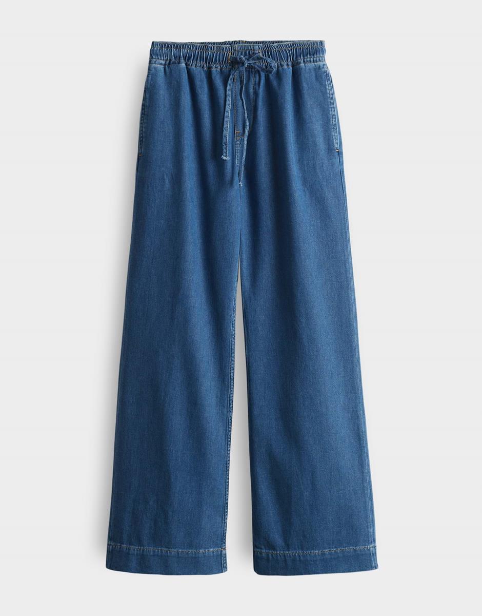 OPUS OPUS Jeans Miva Palazzo French Blauw 2