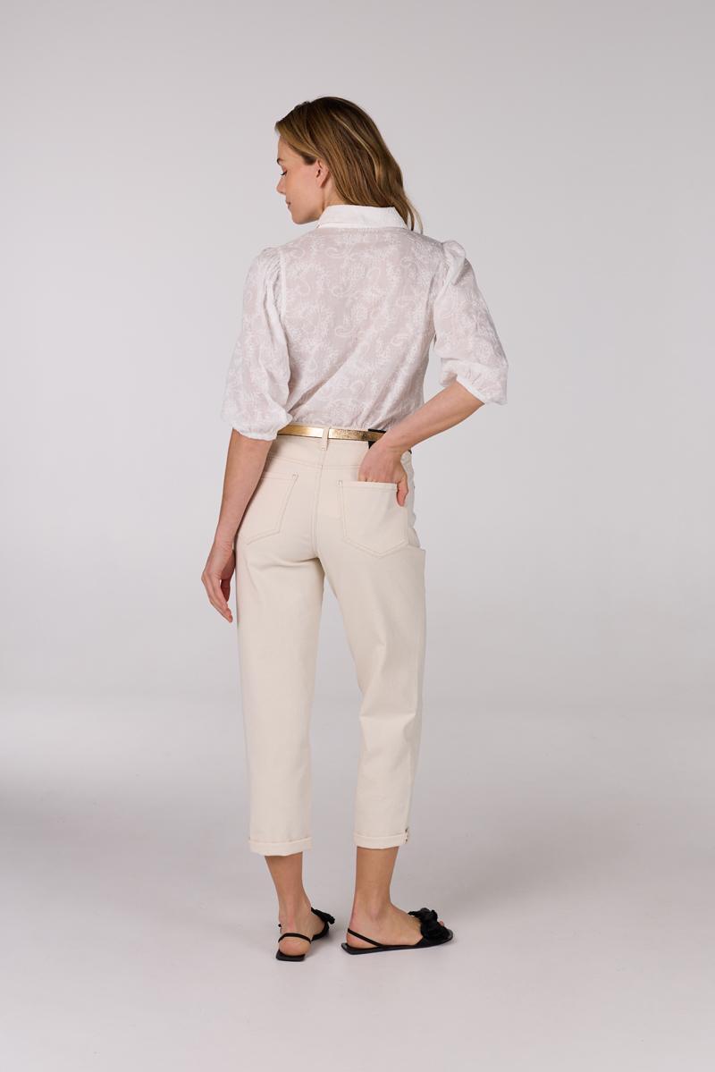 Jansen Amsterdam Jansen Amsterdam Blouse OUMA SS25 Wolwit 3