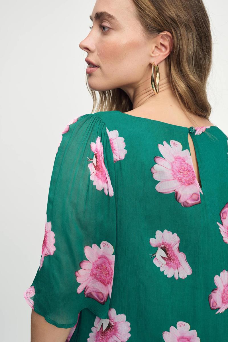 POM Amsterdam POM Amsterdam Blouse SP9076 Groen 3