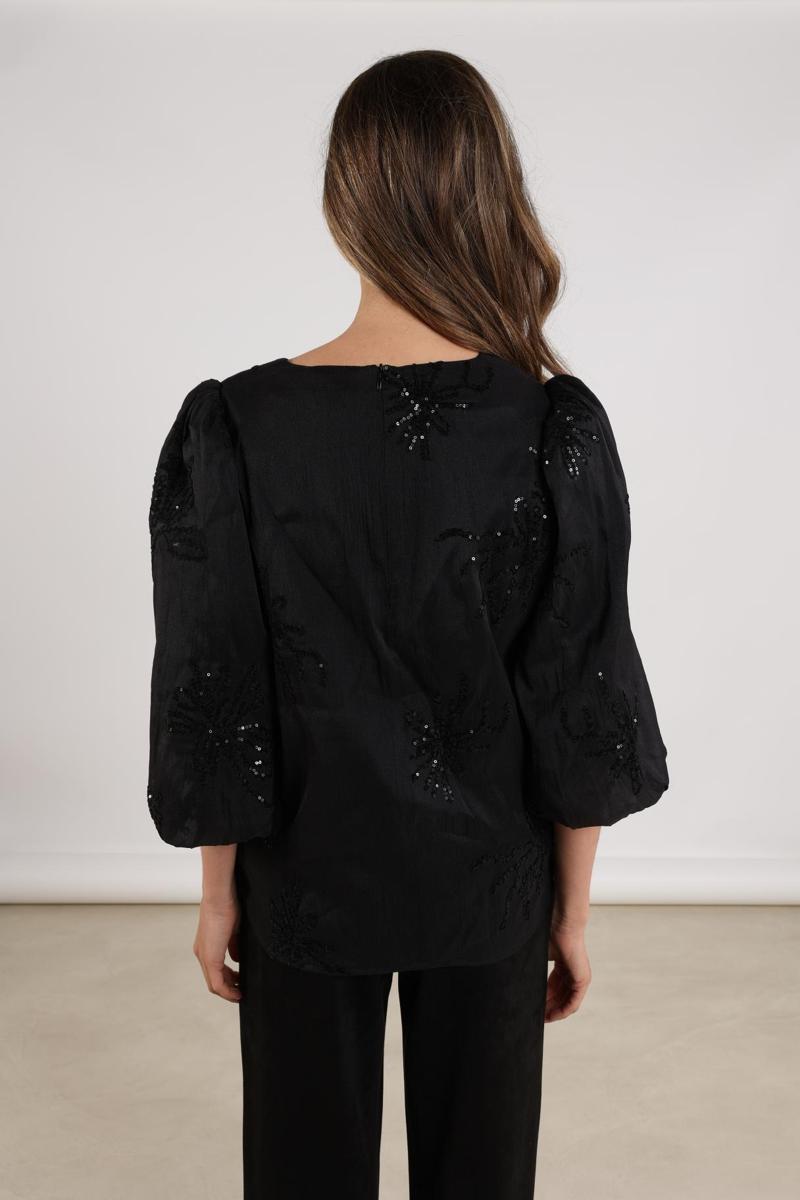 NUKUS Blouse NKF02001 Zwart 3