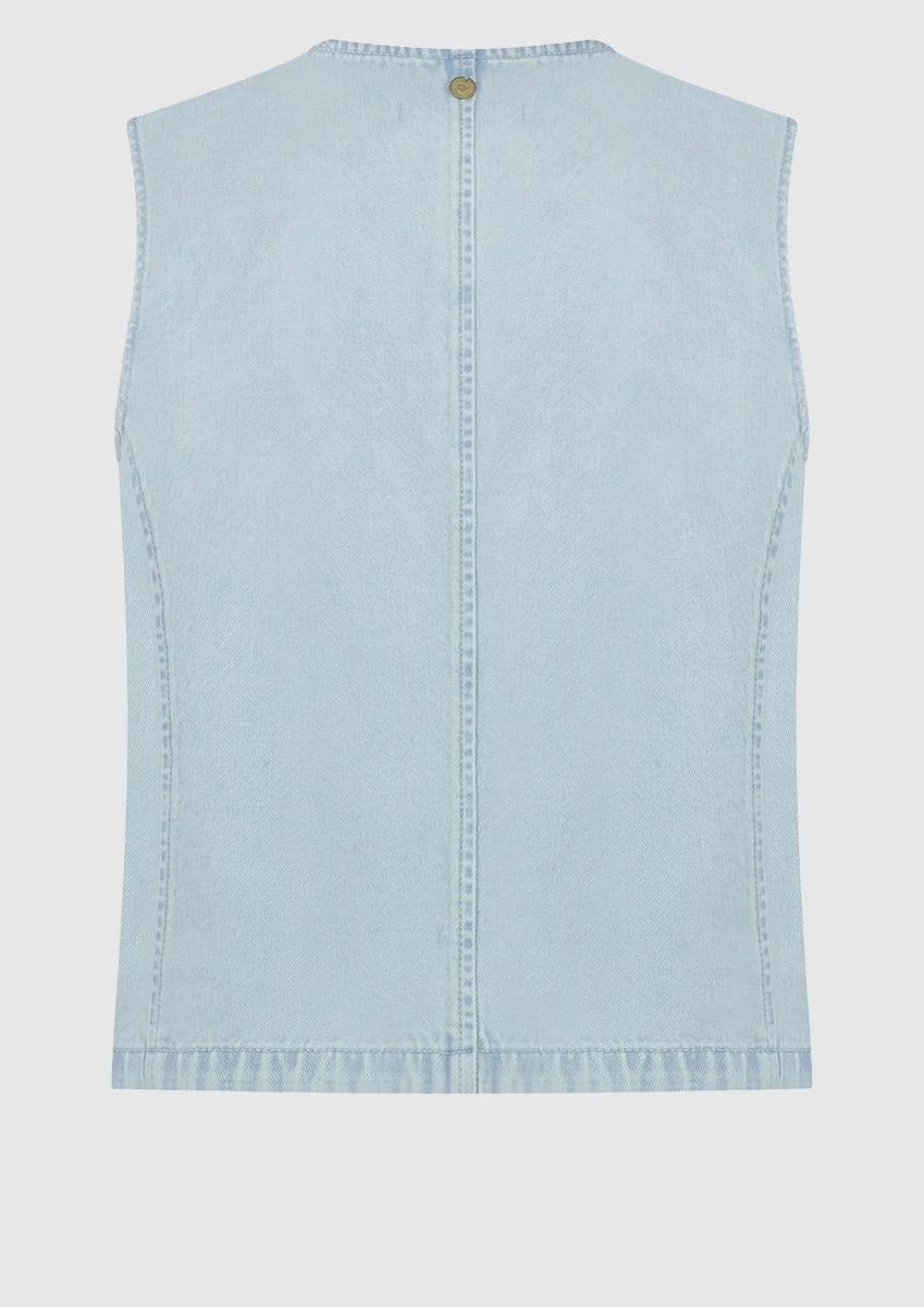 Circle of Trust Circle of Trust Gilet SS25_16_ Blauw 4
