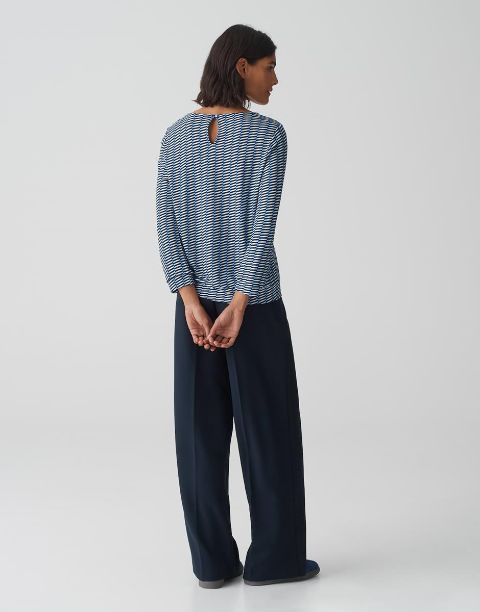 OPUS OPUS T-Shirt Susta Blauw 3