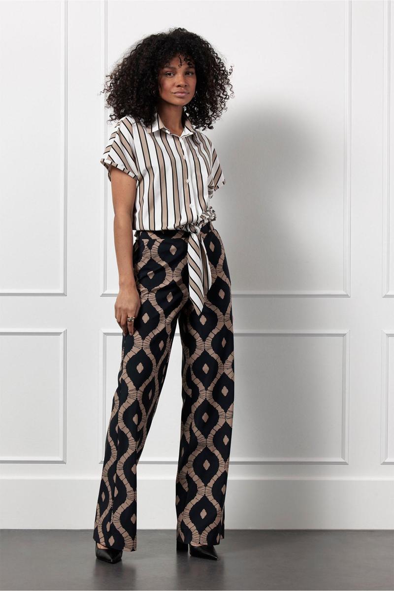 Studio Anneloes Blouse Lena stripe blous Beige 5