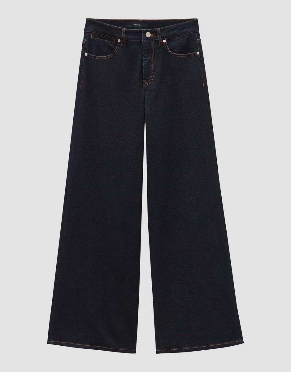 SOMEDAY SOMEDAY Jeans Cellma Palazzo Blauw 2