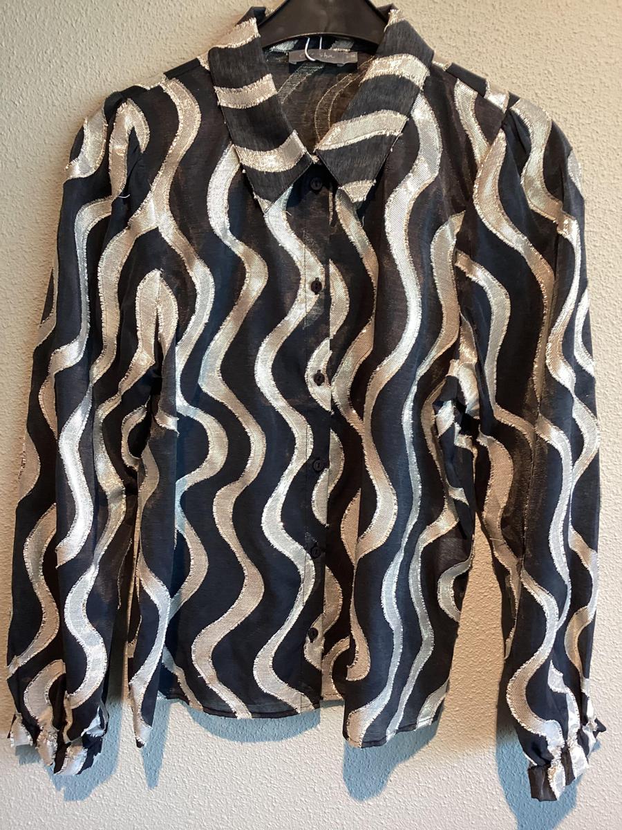 Geisha Blouse 53915-20 Zwart 2