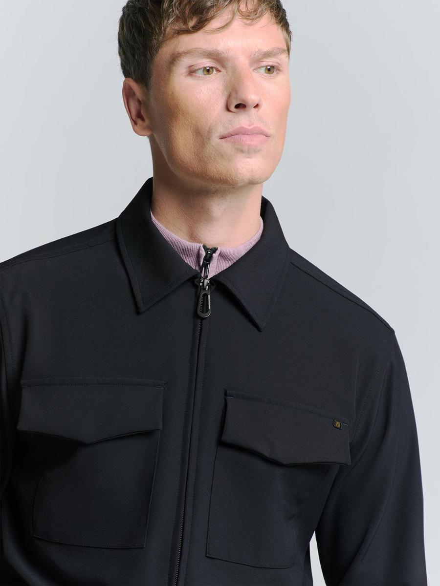 No Excess No Excess Overshirt 27510104 Blauw 3