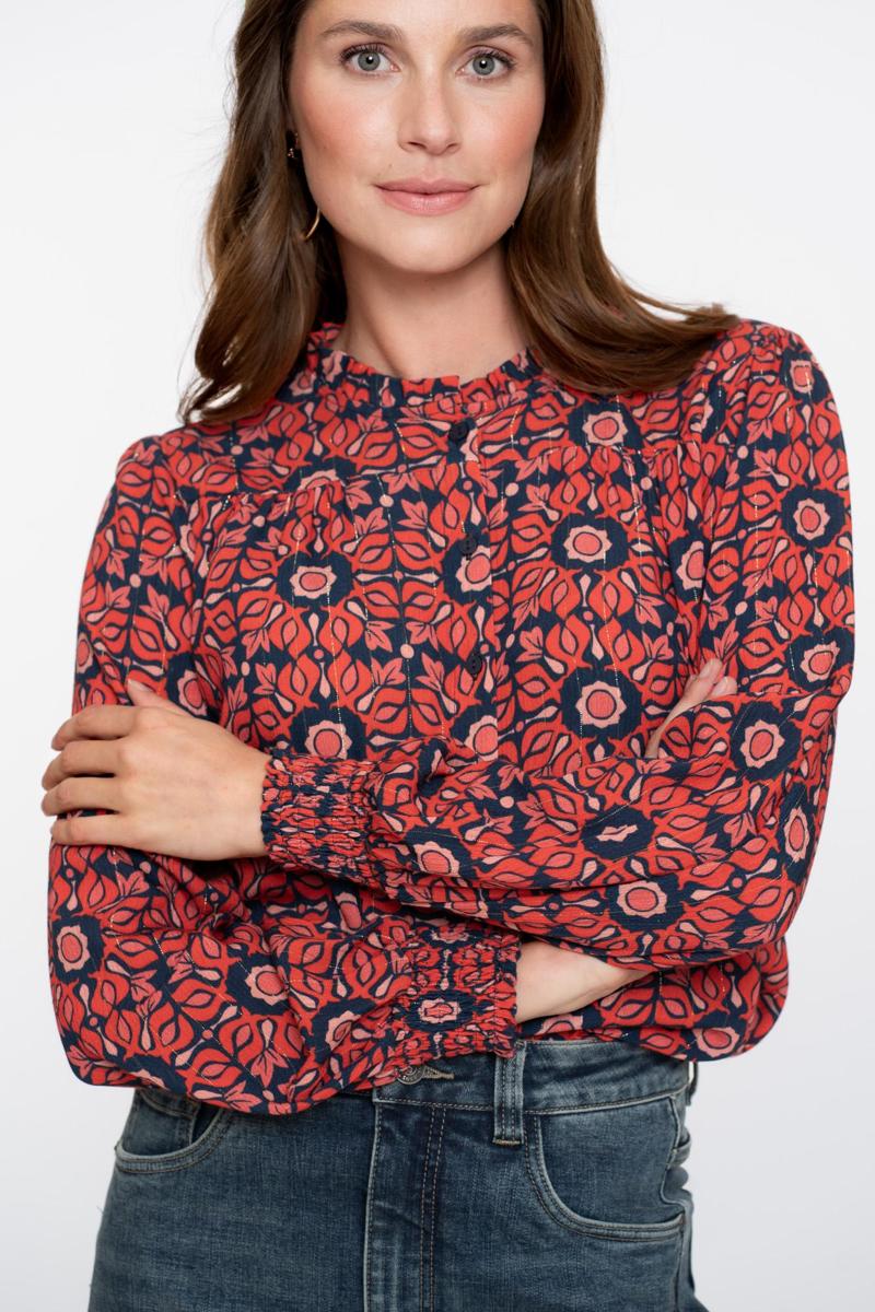 Geisha Blouse 53611-20 Roze 4