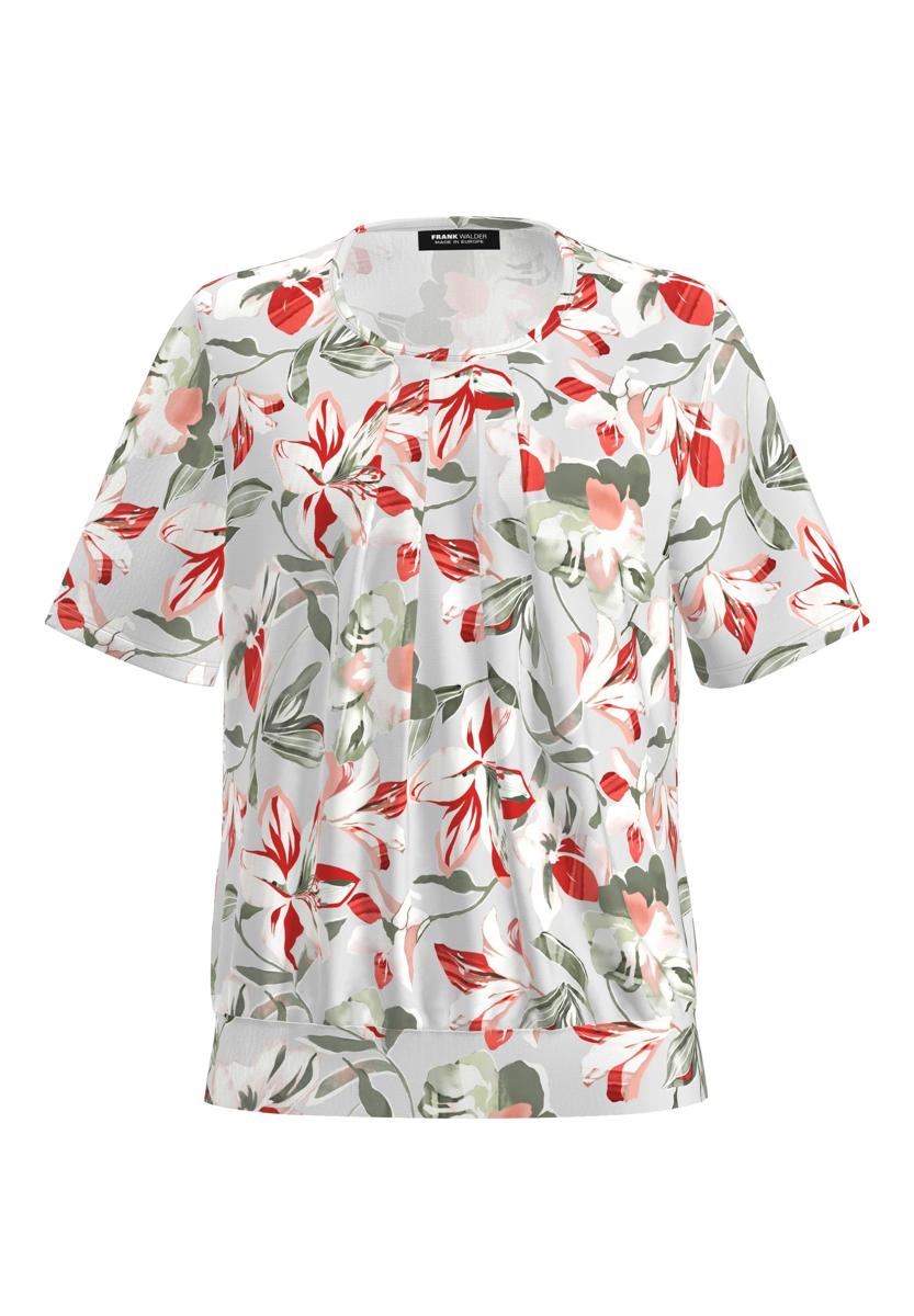 Frank Walder Frank Walder Blouse NOS715422 Rood 2