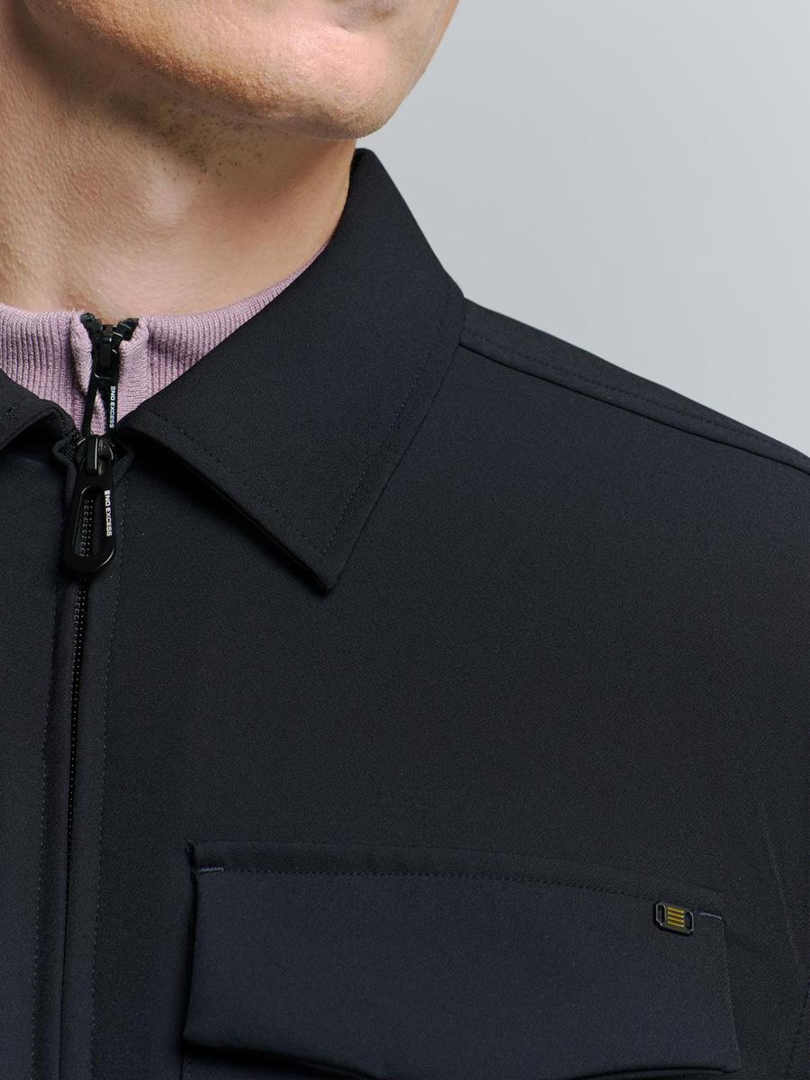 No Excess No Excess Overshirt 27510104 Blauw 6