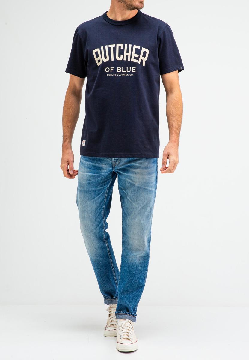 Butcher of Blue Butcher of Blue T-Shirt M2512010 Blauw 5