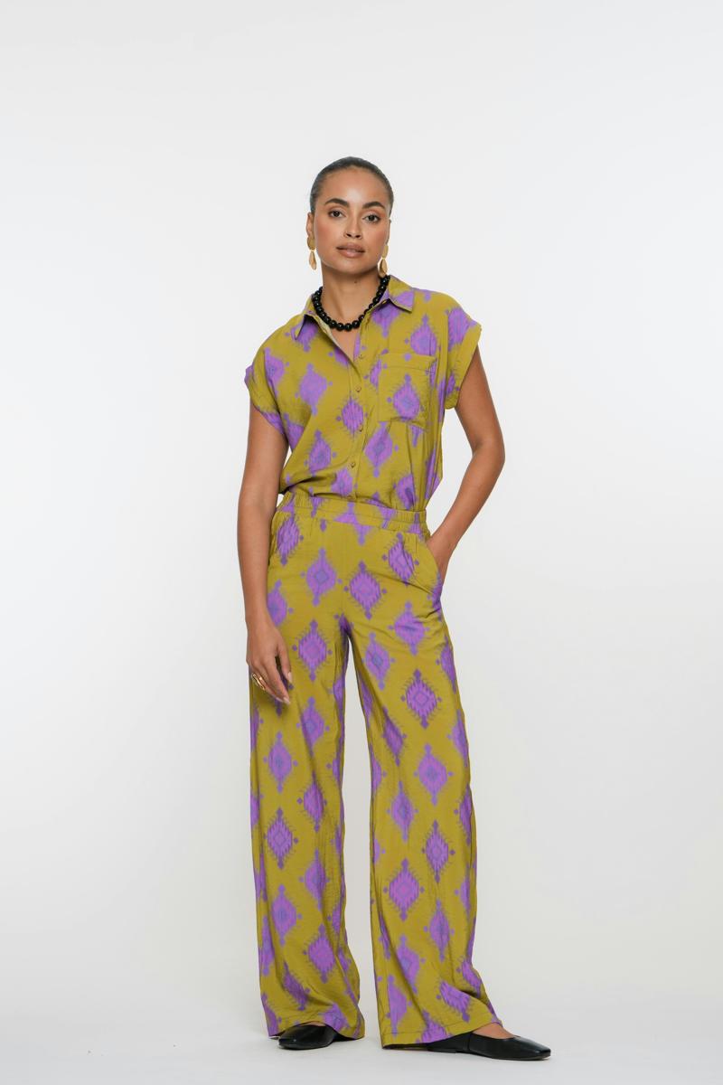 Geisha Geisha Pantalon 51225-20 Groen 1