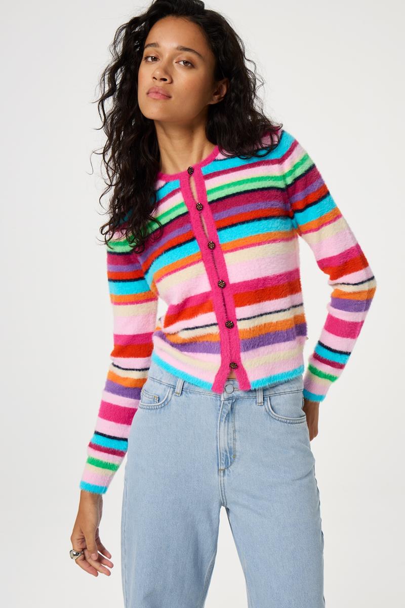 Fabienne Chapot Fabienne Chapot Vest Henry Cardigan Roze 1