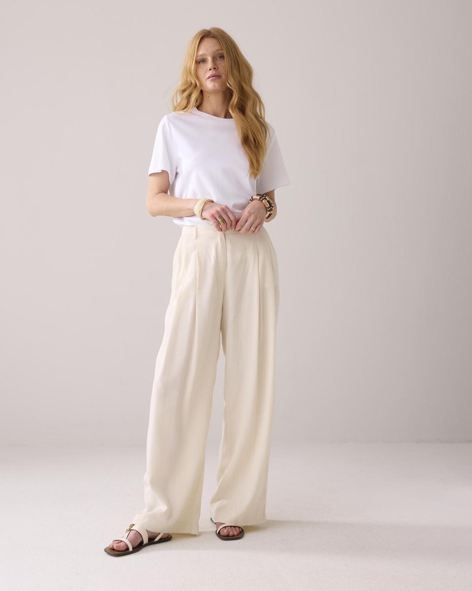 Summum Summum Pantalon 4s2832-11650 Off-White 3