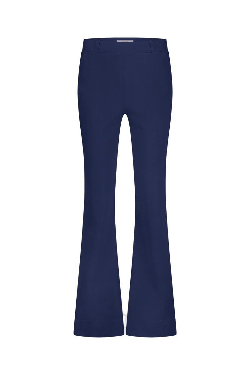 Studio Anneloes Pantalon Flair bonded trou Blauw 2
