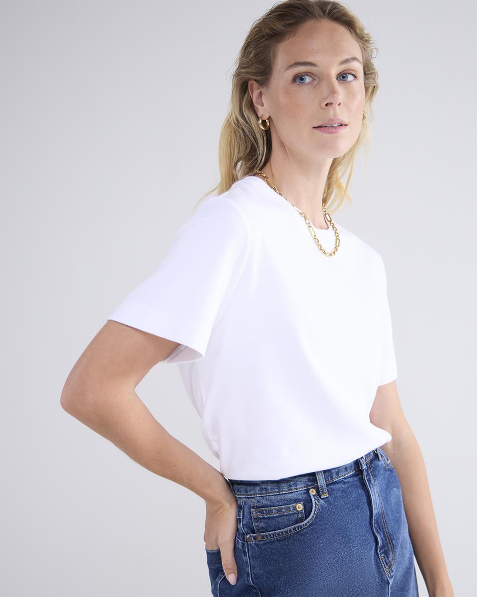 Summum Summum T-Shirt Lyon-30645 Off-White 2